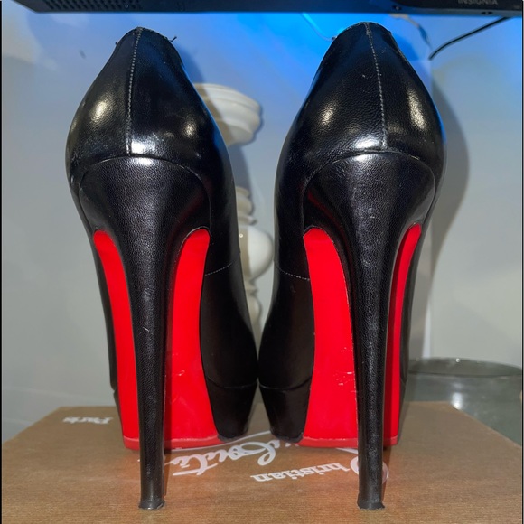 Christian Louboutin Bianca 140 Black leather - Picture 2 of 6